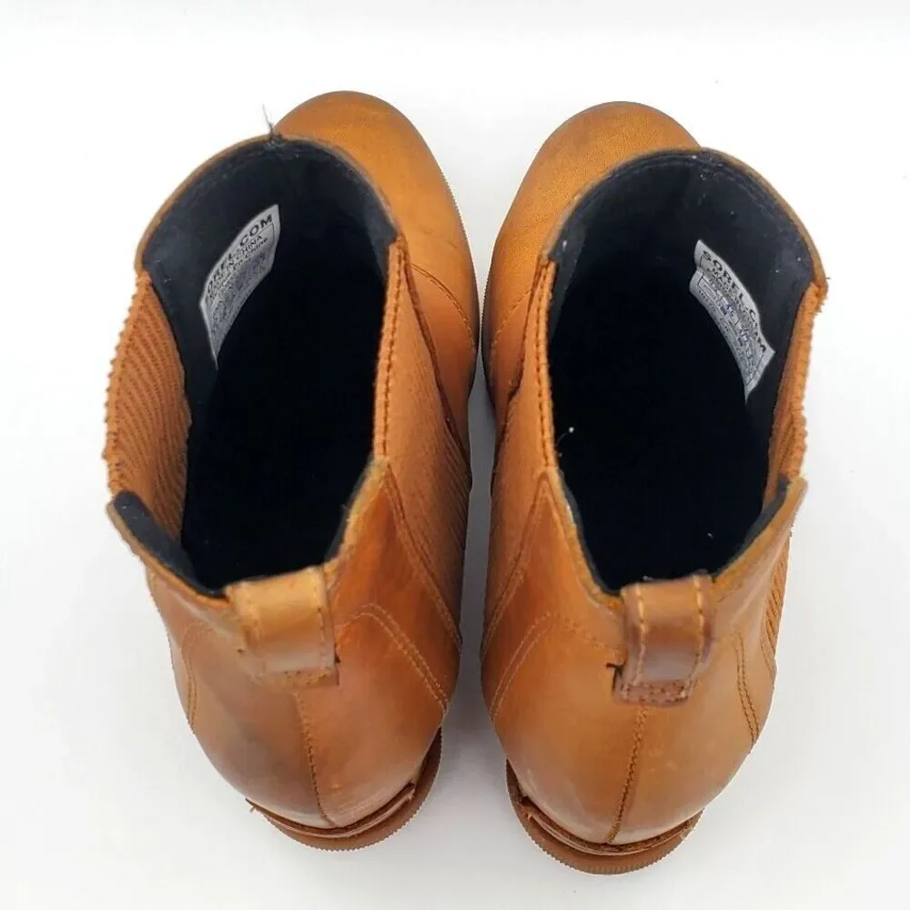 Sorel Boots (Womens 6.5) Joan Of Arctic Wedge II‎ Brown Ankle Booties NL3022-224